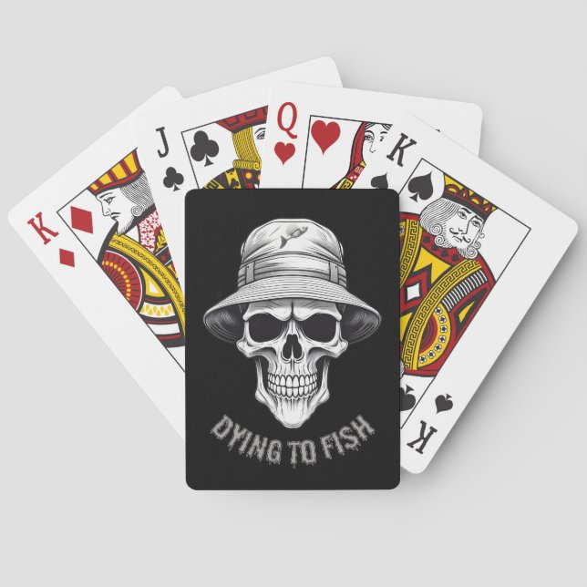 Dying To Fish Playing Cards (Back)