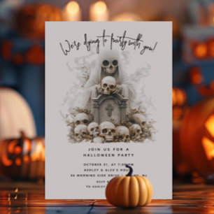 Dying to Party Halloween Invitation