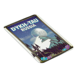 Dykh-Tau Russia travel poster. Magnet