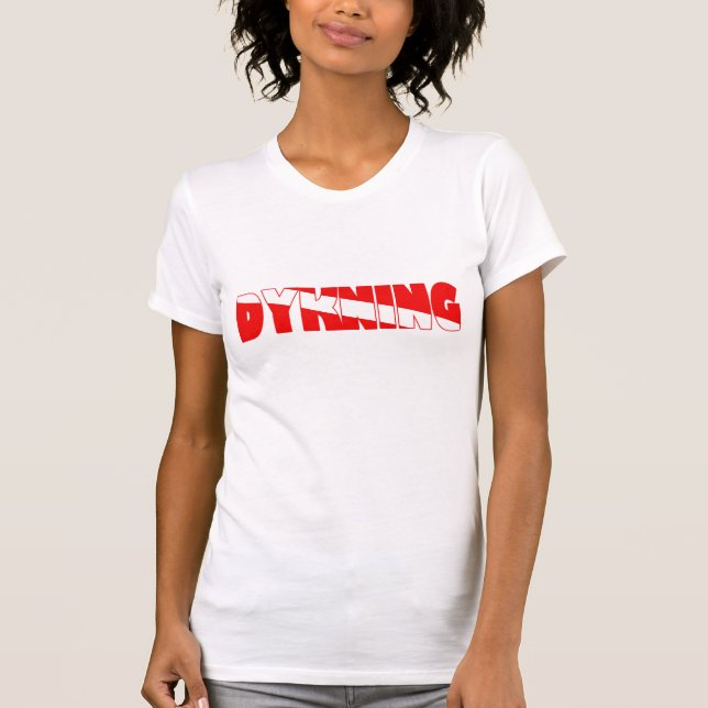 Dykning (Danish) T-Shirt (Front)