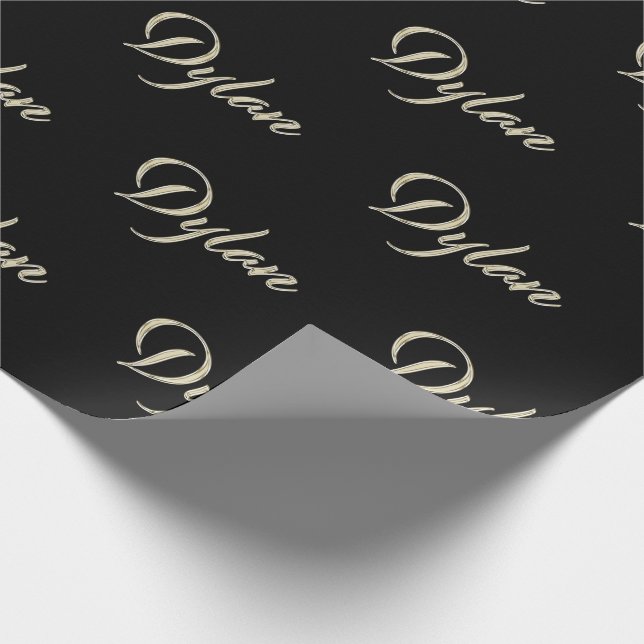 Dylan First name name of fine gift paper (Corner)