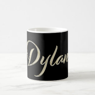 Dylan Name whitegold Tasse Teetasse Kaffetasse Coffee Mug
