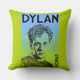 Dylan Thomas Welsh Poet Cushion