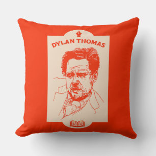Dylan Thomas Welsh Poet Cushion
