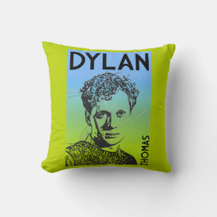 Dylan Thomas Welsh Poet Cushion
