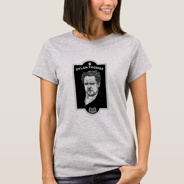 Dylan Thomas Welsh Poet T-Shirt (Front)