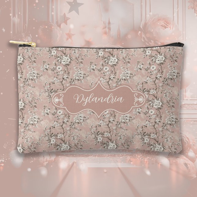 Dylandria Vintage Dusty Rose Pink Accessory Pouch (Creator Uploaded)