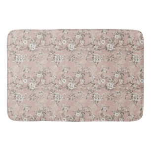 Dylandria Vintage Dusty Rose Pink Bath Mat