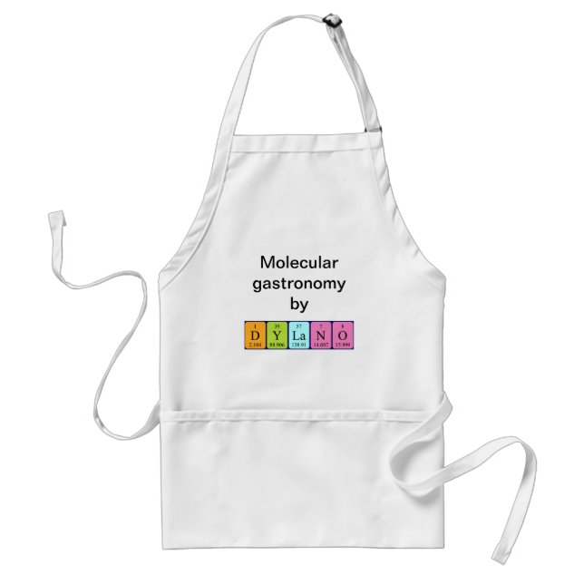 Dylano periodic table name apron (Front)
