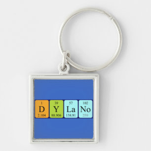 Dylano periodic table name keyring