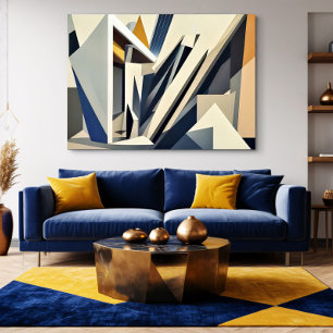 Dynamic Abstract Architecture Canvas Print