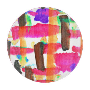 Dynamic Abstract Pattern in Art Cutting Board