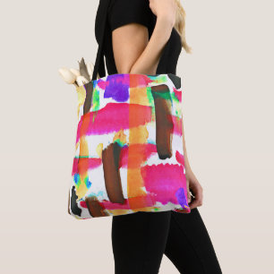 Dynamic Abstract Pattern in Art Tote Bag