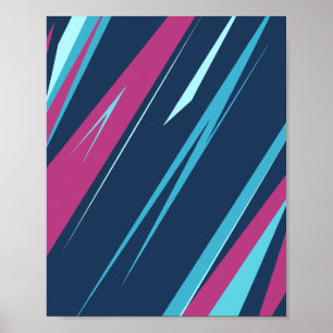 Dynamic Abstract Streaks Poster