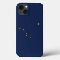 Dynamic Alaska State Flag Graphic on a