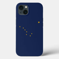 Dynamic Alaska State Flag Graphic on a