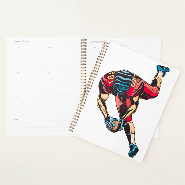 Dynamic American Football Player Touchdown  Planner (Creator Uploaded)