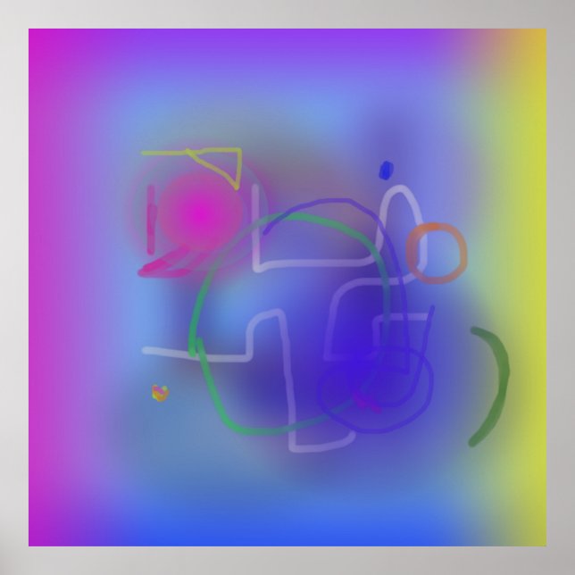 Dynamic and Playful Poster (Front)