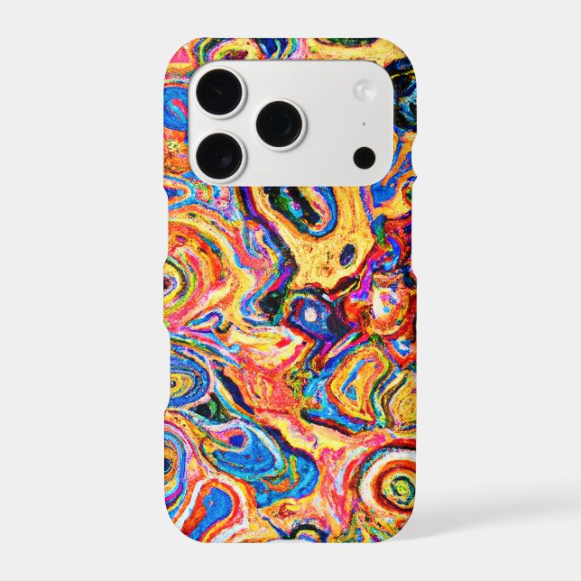 Dynamic and Vibrant Abstract Pattern (Back)