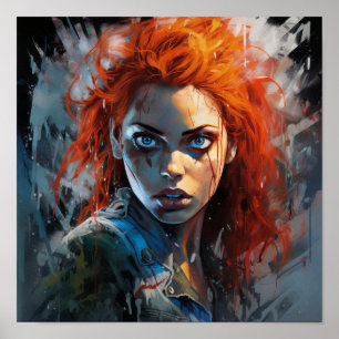 Dynamic and Vibrant Comic Book Art: Celebrating th Poster