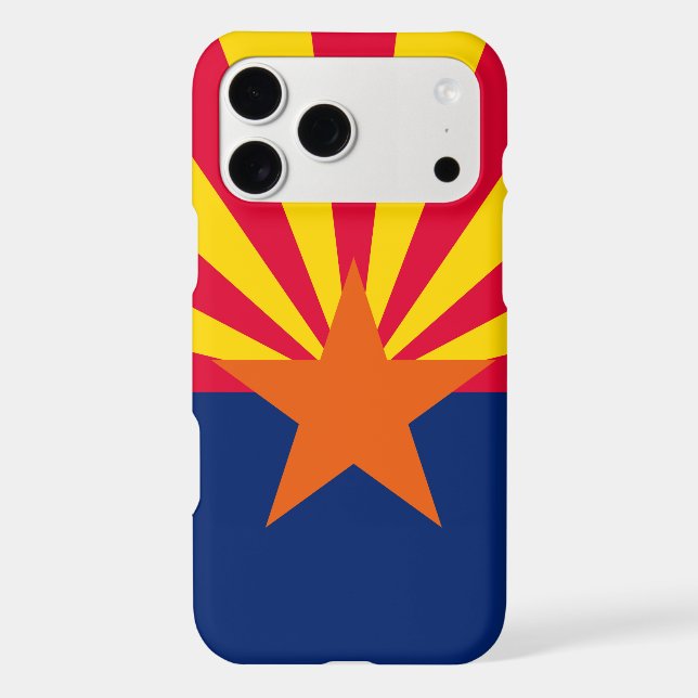 Dynamic Arizona State Flag Graphic on a (Back)