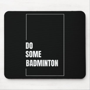Dynamic Badminton Shuttle Racket Sport Play Challe Mouse Mat