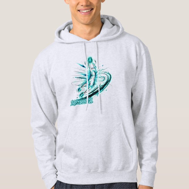 Dynamic Basketball Dunk Illustration – High-Energy Hoodie (Front)