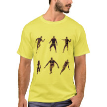 Dynamic Basketball Player Silhouettes