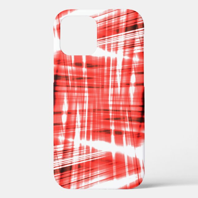 Dynamic black and red streaks Case-Mate iPhone cas Case-Mate iPhone Case (Back)