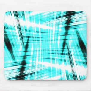 Dynamic blue streaked background mouse mat