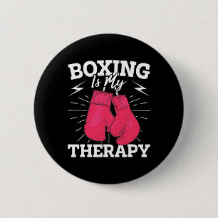 Dynamic Boxing Quote For Coaches Trainers  6 Cm Round Badge