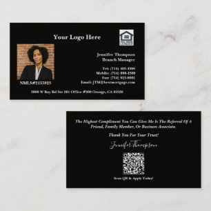 Dynamic Business Cards for Loan Officers