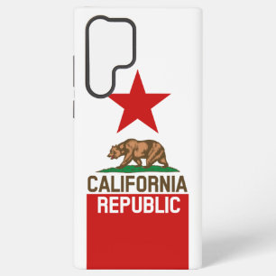 Dynamic California State Flag Graphic on a Samsung Galaxy Case