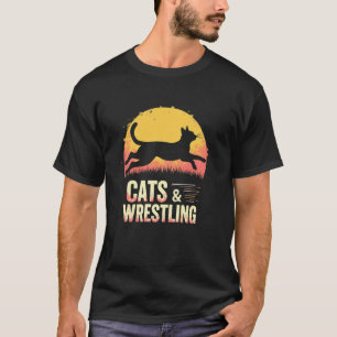 Dynamic Cats and Wrestling Energy T-Shirt