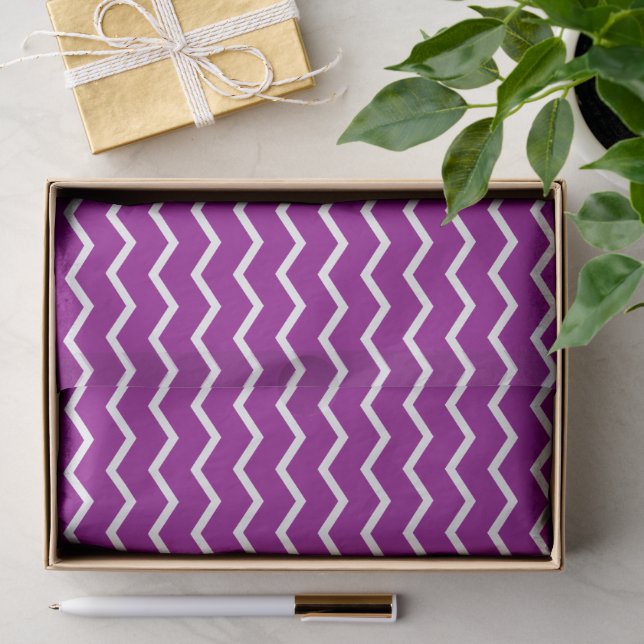 Dynamic Chevron Waves Pattern Tissue Paper (Gift)
