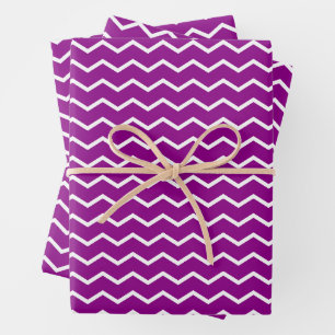 Dynamic Chevron Waves Pattern Wrapping Paper Sheet