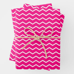 Dynamic Chevron Waves Pattern Wrapping Paper Sheet