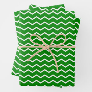 Dynamic Chevron Waves Pattern Wrapping Paper Sheet