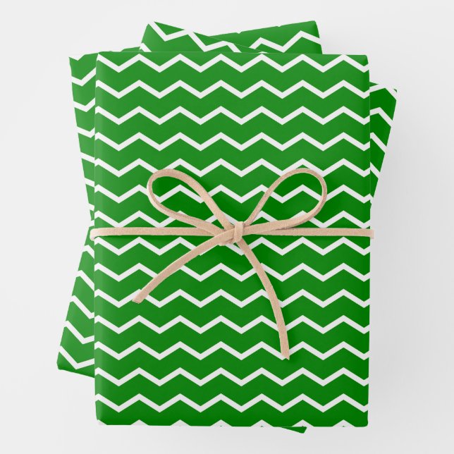 Dynamic Chevron Waves Pattern Wrapping Paper Sheet (In situ)