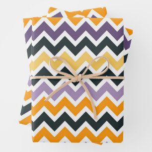 Dynamic Chevron Zigzag Seamless Pattern Wrapping Paper Sheet