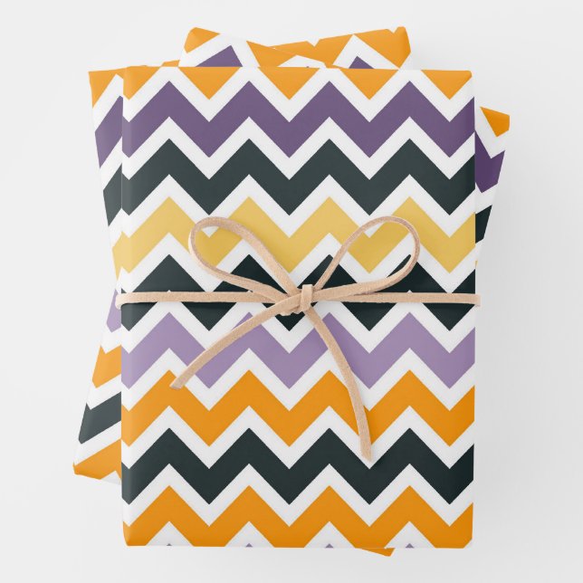 Dynamic Chevron Zigzag Seamless Pattern Wrapping Paper Sheet (In situ)