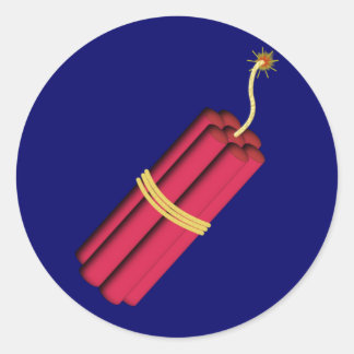 dynamic classic round sticker
