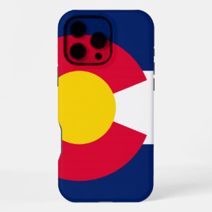 Dynamic Colorado State Flag Graphic on a iPhone 16 Pro Max Case