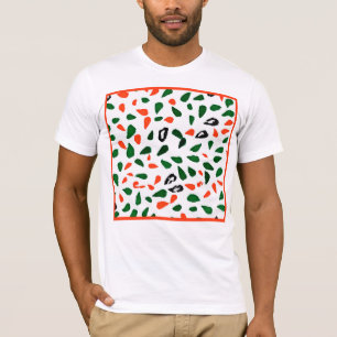 Dynamic Colorful Abstract Pattern T-Shirt