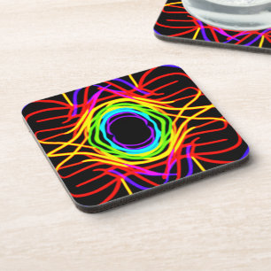 Dynamic Colour Pattern Coaster