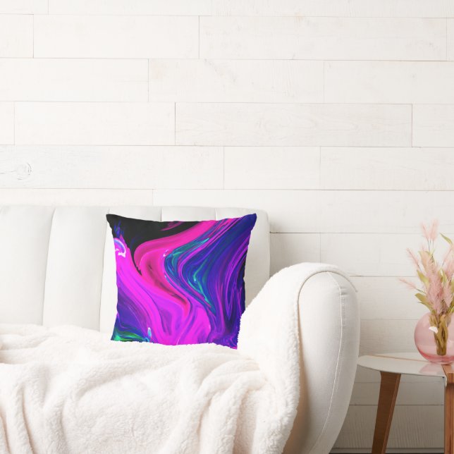 Dynamic Colour Play Style Cushion (Couch)
