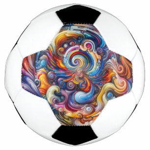 Dynamic Colour Vortex Football