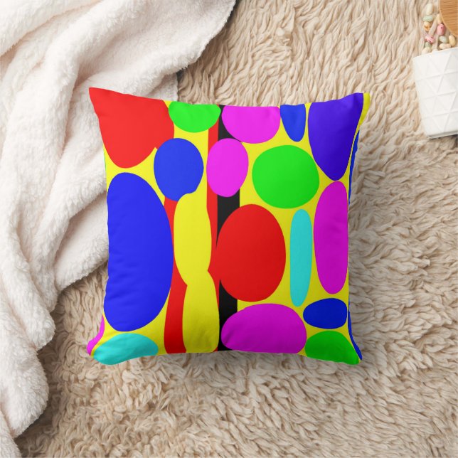 Dynamic Colourful Design Cushion (Blanket)