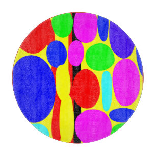 Dynamic Colourful Design Cutting Board