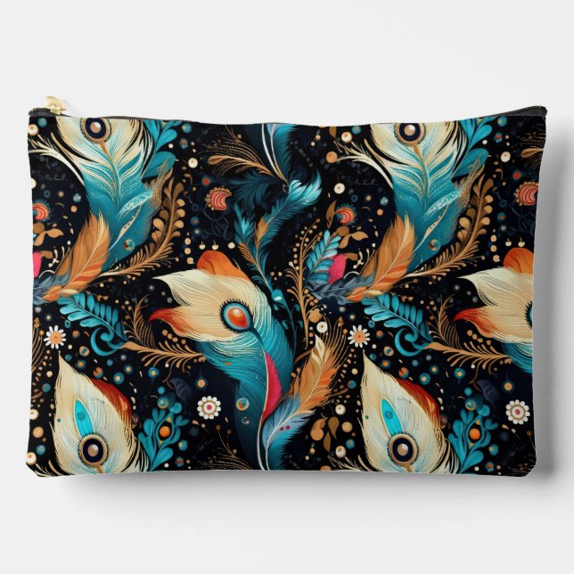 Dynamic Comet and Nebula Voyage Accessory Pouch (Front)